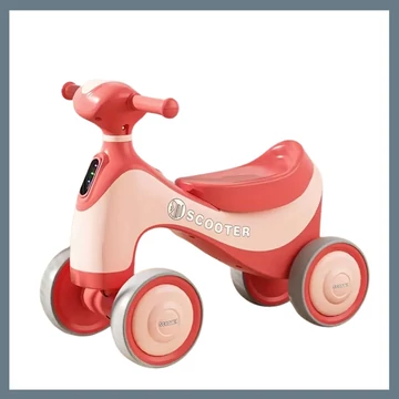 MIIYOUNG Štvorkolesový detský motorkový model - Svetlo červený 601099588864770-VP