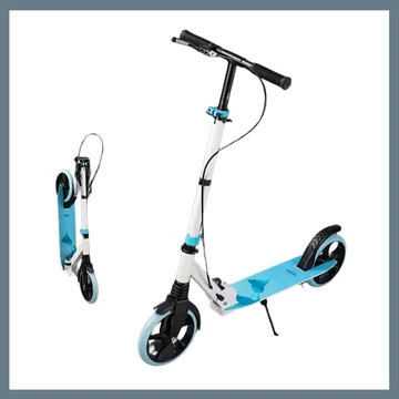 Veľké kolesá skladací kolobežka – Modrá 601099596467799