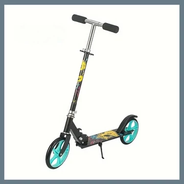 Skladací prenosný kolobežka – Cyanová 601099661545798-CK