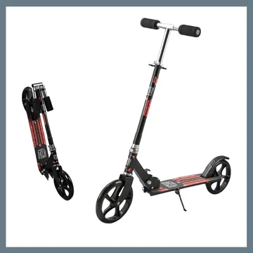 Skladací prenosný kolobežka – Čierna 601099661545798-FK