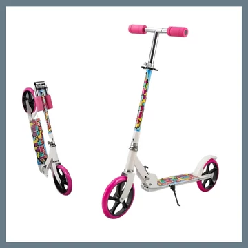 Skladací prenosný kolobežka – Ružová 601099661545798-R