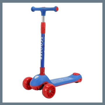 Skladací kolobežka pre deti – Modrá, červená 601099931584247-KP