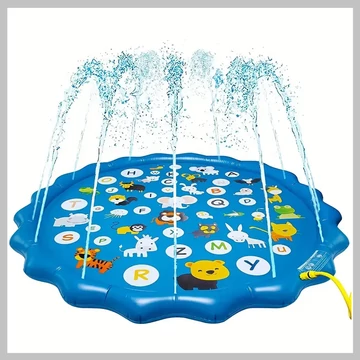 Extra veľký vonkajší vodný hrací koberec pre deti (T) DL138587