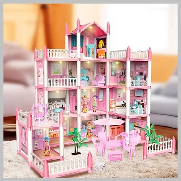 Luxus Princeznácky Domček – 4 Poschodia, 11 Izieb, 3 Terasy a 34 Nábytkom (T) ME643688