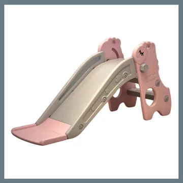 Interiérová detská šmykľavka, ružová 601099588598791-R