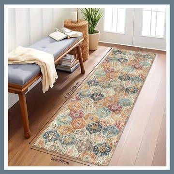 Bohém marocký štýlový koberec 50 x 160 cm 601099697586031-50160
