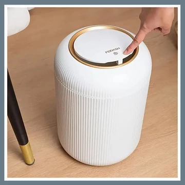 Okrúhla plastová odpadková nádoba 9,5L 601099773747990
