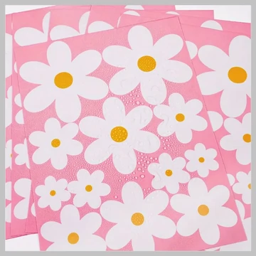 72 ks nálepiek na okno s kvetmi margaréty – vodoodolné KE916861