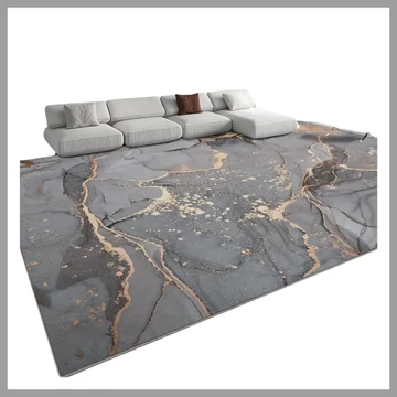 Zamatový koberec 150 × 200 cm, obdĺžnikový (T) UP471353