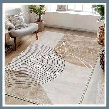 Modern geometrický vzorovaný zamatový koberec 120 x 180 cm YC510052-2