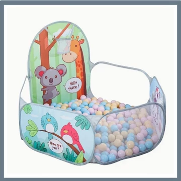 Detský hrací stan s loptičkami – Skladací oceánsky loptový plot YW373992