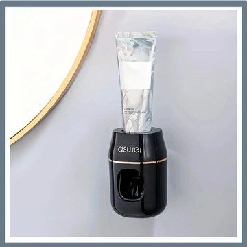 Automatický dávkovač zubnej pasty – na montáž na stenu, čierny, EG345129B