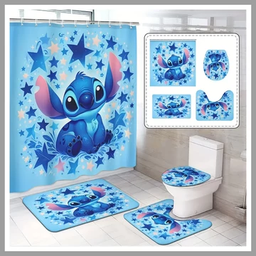 Súprava kúpeľňových dekorácií so stehovým vzorom YV1205459