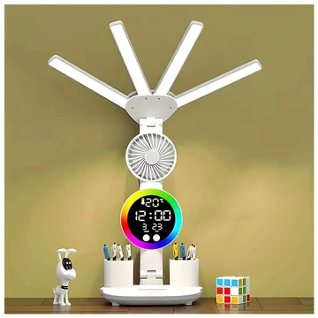Inteligentná stolná lampa s ventilátorom a digitálnym displejom KK1191719