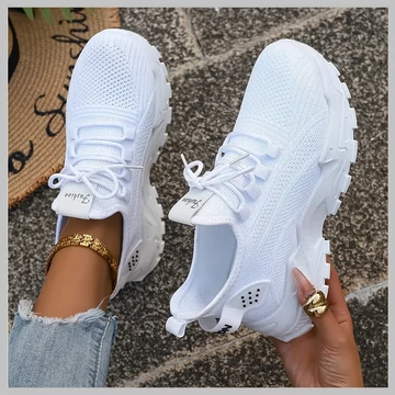 Dámske ultraľahké tenisky biele CU586054