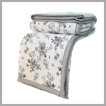 Letná prikrývka s motívom – Vzor vintage záhrada, 180x220 cm LC1219602-e