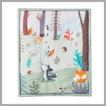 Detská deka s lesnými zvieratkami LD263647