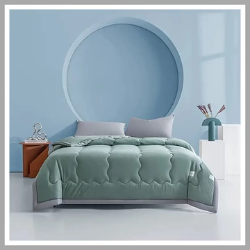 Jednofarebná letná prikrývka – Oceánová zelená, 230 x 200 cm UY1133169-d