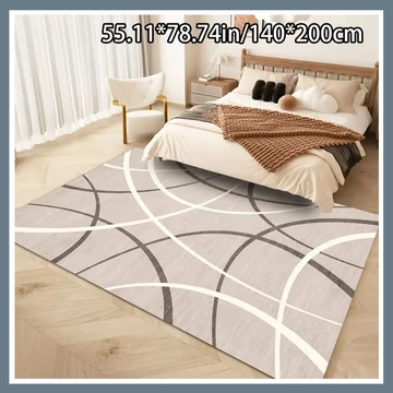 Mäkký zamatový koberec, vzor zakrivených línií 140x200cm BR552959-3