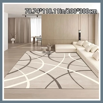 Mäkký zamatový koberec, vzor zakrivených línií 200x300cm BR552959-6