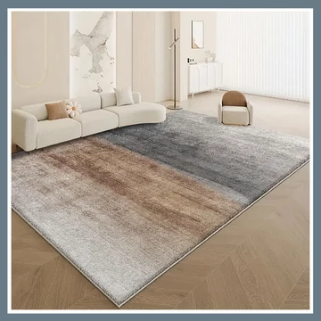 Mäkký vlnený koberec – Čierna & Hnedá, 160x230 cm DK907930-4