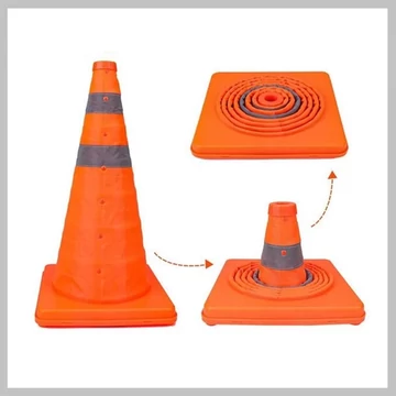 Skladací výstražný kužeľ – 40 cm SLH0575