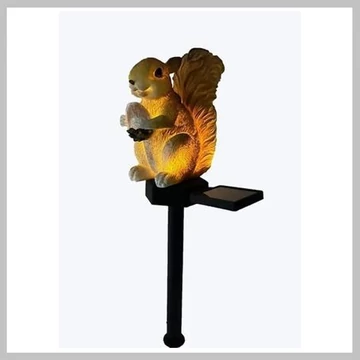 Sova tvarovaná solárna lampa s LED svetlom