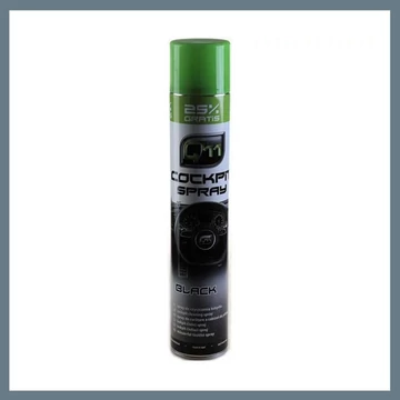 Q11 Pena na čistenie a starostlivosť o prístrojovú dosku, elegantná čierna vôňa, matný efekt, 750 ml 14608