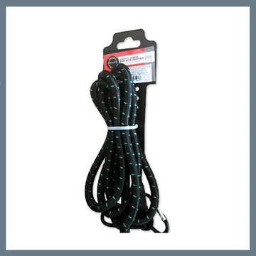 Gumová šnúra s karabínkou 10mm x 60cm SLH0605