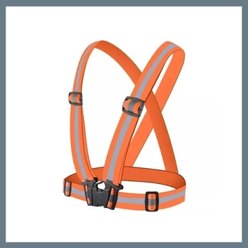 Viditeľnostný ramenný popruh, veľkosť pre dospelých, oranžový SLH7947