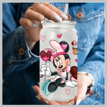 Minnie Mouse fľaša so slamkou 500 ml JX1337999
