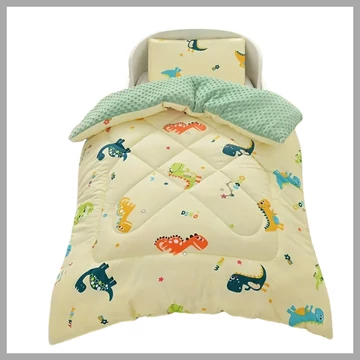 4 ročné obdobia prikrývka do detskej postieľky – Dinosaurový motív, 100x120 cm GH42210-e