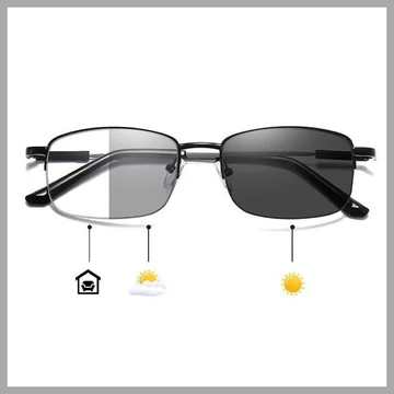 Fototropné multifokálne okuliare +4 - HOLM9023