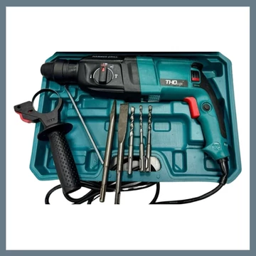 Sada elektrických príklepových vŕtačiek THO Lux (5-dielna) M-2600