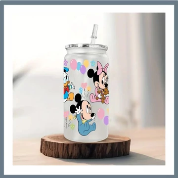 Tumbler s kreslenou postavičkou a slamkou GF1303765