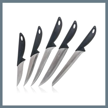 BANQUET CULINARIA Sada nožov - 5 kusov, čierna 25040505