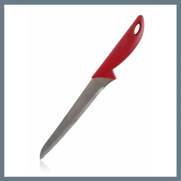 BANQUET Nôž na chlieb CULINARIA - Červený, 20 cm 25D3RC011