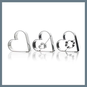 BANQUET CULINARIA Srdcová forma na pečenie 3ks 28770314