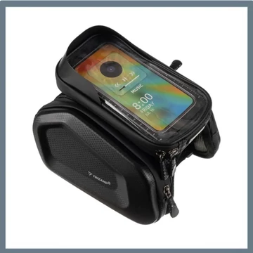Vodotesná cyklistická taška na telefón s priehľadným dotykovým panelom 00025378