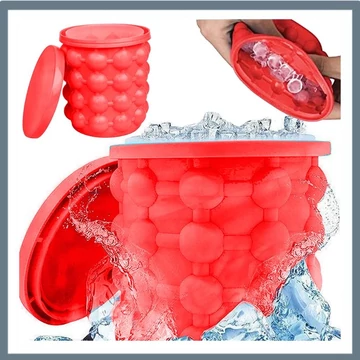 Silikónová forma na ľad, vedro, výrobník ľadu 07217