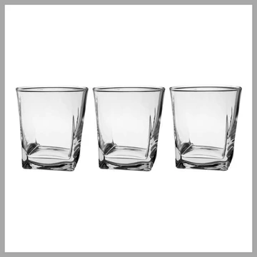 Súprava pohárov na whisky CARRE 310 ml, 3 ks 3341290