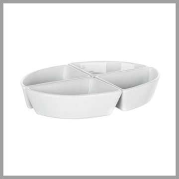 BANQUET Súprava misiek BIANCA 19 x 13 x 4 cm, 4 + 1 ks 60334539