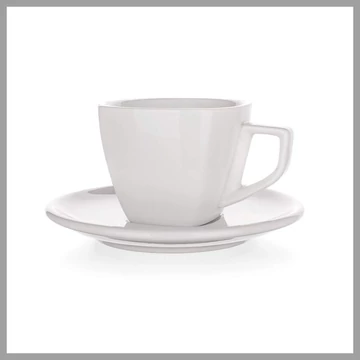 BANQUET Štvorcový šálka a podšálka ALBA 250 ml 60S59967