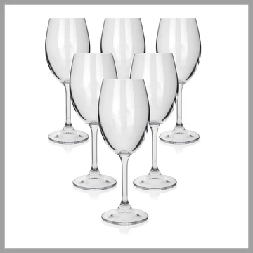 Súprava pohárov na šampanské LEONA 210 ml, 6 ks 02B4G006210