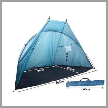 Plážový stan modrej farby 14515