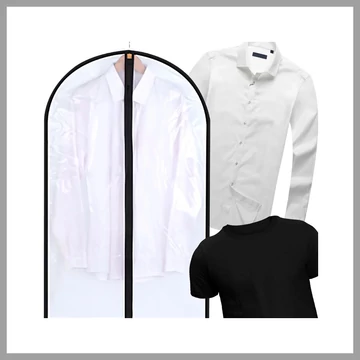 Obal na oblek so zipsom šesťdesiat krát sto centimetrov 27372