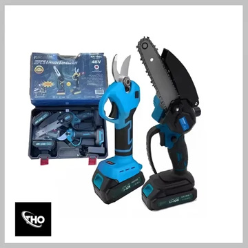 THO Lux 36V akumulátorová sada – Reťazová píla a záhradnícke nožnice M-9094