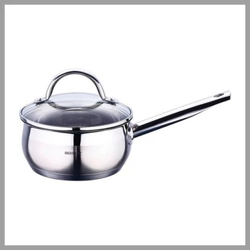 Bergner Gourmet 1,3 l nerezový omáčkový hrniec s pokrievkou – BG-6502