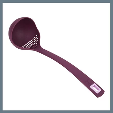 Bergner silikónová naberačka s otvormi, fialová BG-1144