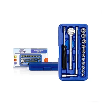 Alca hlavicová sada s račňou 4–13 mm | 17-dielna súprava – 408000